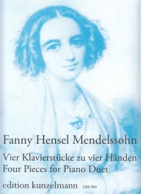 Mendelssohn Hensel 4 Pieces Piano Duet Sheet Music Songbook