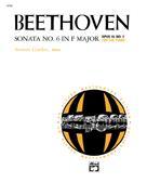Beethoven Sonata Op10 No 2 F Piano Sheet Music Songbook