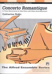 Rollin Concerto Romantique 2pno/4hnd Sheet Music Songbook