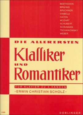 Very First Classics & Romantics Scholz Duet Sheet Music Songbook