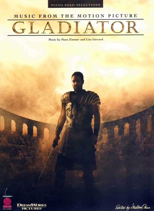 Gladiator Piano Solo Selections Sheet Music Songbook