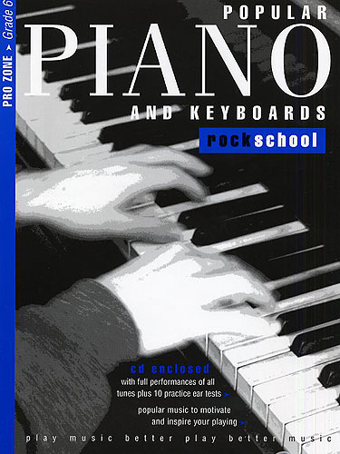 Rockschool Popular Piano Grade 6 Pro Zone Sheet Music Songbook