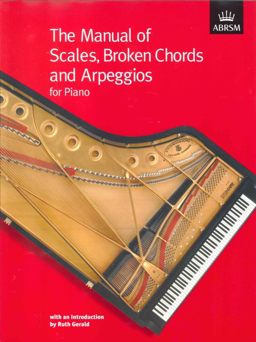Piano Scales Broken Chords/arpeggios Manual Abrsm Sheet Music Songbook