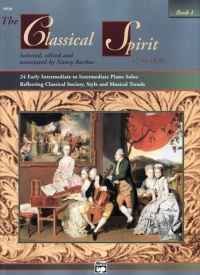 Classical Spirit Book 1 Bachus Piano Sheet Music Songbook