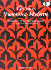 Classics Romantics Moderns Sheftel Piano Sheet Music Songbook