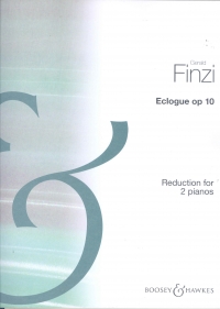 Finzi Eclogue Op 10 Piano Reduction - 2 Pianos Sheet Music Songbook