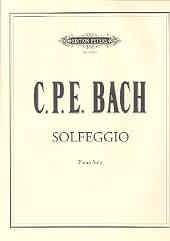 Bach Cpe Solfeggio Piano Sheet Music Songbook
