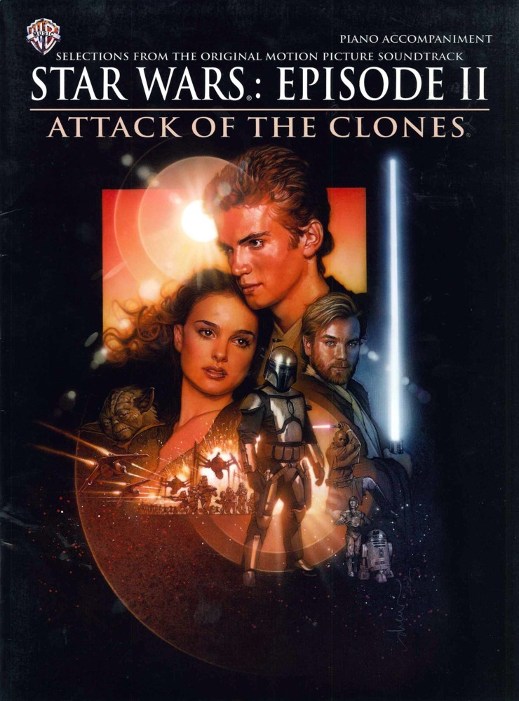 Star Wars Ii Attack Of The Clones Piano Accomps Sheet Music Songbook