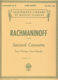 Rachmaninoff Concerto No 2 Op18 Cmin 2 Pf/4 Hnd Sheet Music Songbook