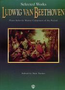 Beethoven Selected Works Piano Masters Sheet Music Songbook