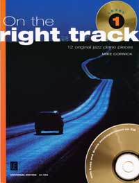 On The Right Track Level 1 Piano Cornick Bk & Cd Sheet Music Songbook