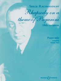 Rachmaninoff 18th Paganini Variation Hare Piano Sheet Music Songbook