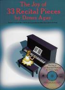 Joy Of 33 Recital Pieces Agay Book & Cd Piano Sheet Music Songbook