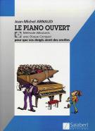 Arnaud Le Piano Ouvert Book & Cd Sheet Music Songbook