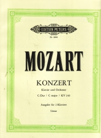 Mozart Concerto K246 No 8 C Wolff/zacharias 2pf Sheet Music Songbook