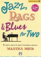 Jazz Rags & Blues For Two Duet Book 1 Mier Piano Sheet Music Songbook
