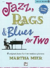 Jazz Rags & Blues For Two Duet Book 2 Mier Piano Sheet Music Songbook