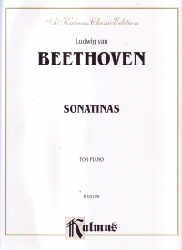 Beethoven Sonatinas Complete Piano Sheet Music Songbook