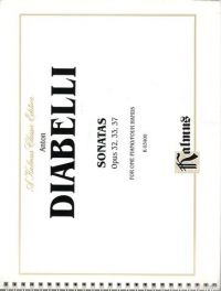 Diabelli Sonatas Op32,33,37 Piano Duet Sheet Music Songbook