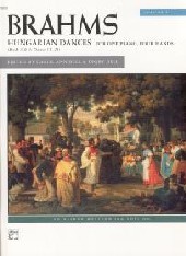 Brahms Hungarian Dances Vol 2 Piano Duet Sheet Music Songbook