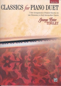 Classics For Piano Duet Book 1 Tingley Sheet Music Songbook