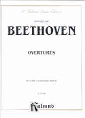 Beethoven Overtures Piano Duet Sheet Music Songbook