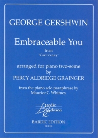 Gershwin Embraceable You Grainger Piano Duet Sheet Music Songbook