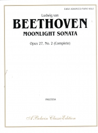 Beethoven Moonlight Sonata Op27 No 2 Complete Sheet Music Songbook