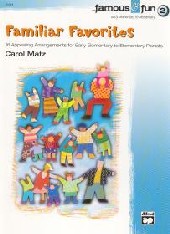 Famous & Fun Familiar Favorites Book 2 Matz Piano Sheet Music Songbook