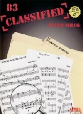 83 Classified Piano Solos Book & Cd Sheet Music Songbook