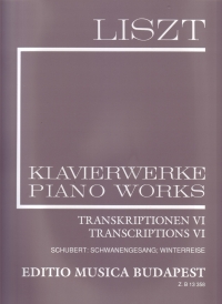 Liszt Schubert Schwanengesang Series 2/vol 21 H/b Sheet Music Songbook