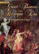 Great Themes Of The Baroque Era Paul Easy Piano Sheet Music Songbook