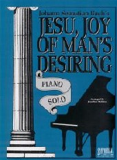 Bach Jesu Joy Of Mans Desiring Robbins Piano Sheet Music Songbook