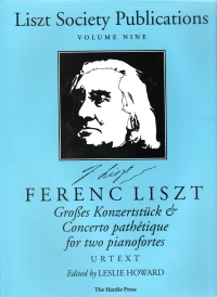 Liszt Society 09 Grosses Konzertstuck Etc 2pfs Sheet Music Songbook
