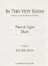 Harris In This Very Room Sullivan Piano/org Duet Sheet Music Songbook