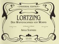 Lortzing Der Waffenschmied Von Worms Piano Duet Sheet Music Songbook