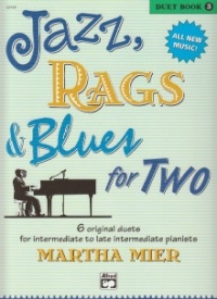 Jazz Rags & Blues For Two Duet Book 3 Mier Piano Sheet Music Songbook