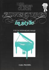 Adventures In Style Olson Intermediate Piano Sheet Music Songbook