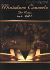 Rosco Miniature Concerto 2 Pf/4 Hnd Sheet Music Songbook