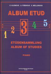 Album Of Studies 3 Kleinova, Fiserova, Mullerova Sheet Music Songbook