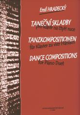 Hradecky Dance Compositions Piano Duet Sheet Music Songbook