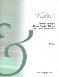 Cocktail Lounge Norton Piano Sheet Music Songbook
