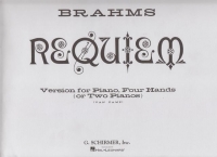 Brahms Requiem (arr For 2 Pfs 4 Hnds) Sheet Music Songbook