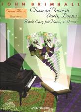 Classical Favourite Duets Bk 1 Brimhall Made Easy Sheet Music Songbook