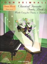 Classical Favourite Duets Bk 2 Brimhall Made Easy Sheet Music Songbook