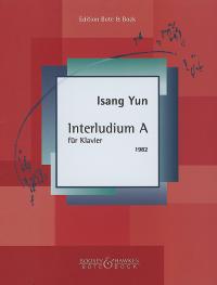 Yun Interludium A For Piano Sheet Music Songbook