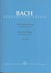Bach Art Of Fugue Bwv1080 Piano Sheet Music Songbook
