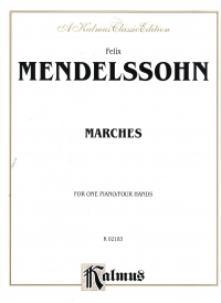 Mendelssohn Marches Piano Duets Sheet Music Songbook