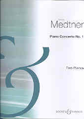 Medtner Piano Concerto Op33 No 1 2 Pianos Sheet Music Songbook