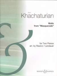 Khachaturian Waltz From Masquerade 2pf 4hands Sheet Music Songbook